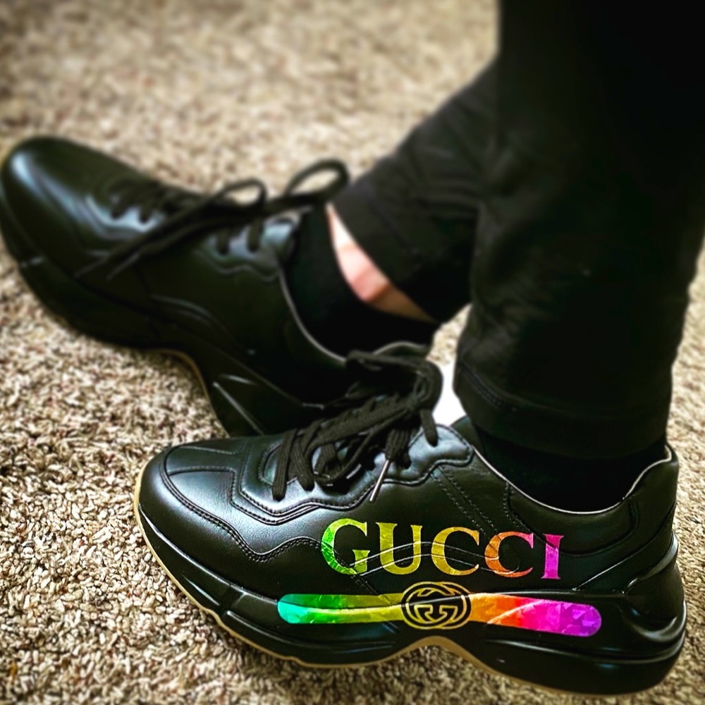 100% Authentic Gucci Rhyton Sneakers